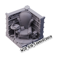 Corner Couch – Wizard's Home 3D-printet terræn (WZD_036)