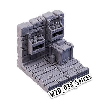 Spices – Wizard's Home 3D-printet terræn (WZD_038)