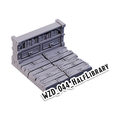 Half Library – Wizard's Home 3D-printet terræn (WZD_044)