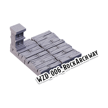 Rock Archway 2 – Wizard's Home 3D-printet terræn (WZD_046)
