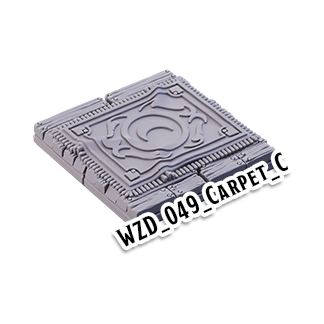 Carpet C – Wizard's Home 3D-printet terræn (WZD_049)