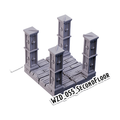 Second Floor – Wizard's Home 3D-printet terræn (WZD_055)